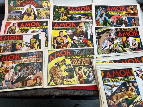 Lotto fumetti amok - amok, edizioni